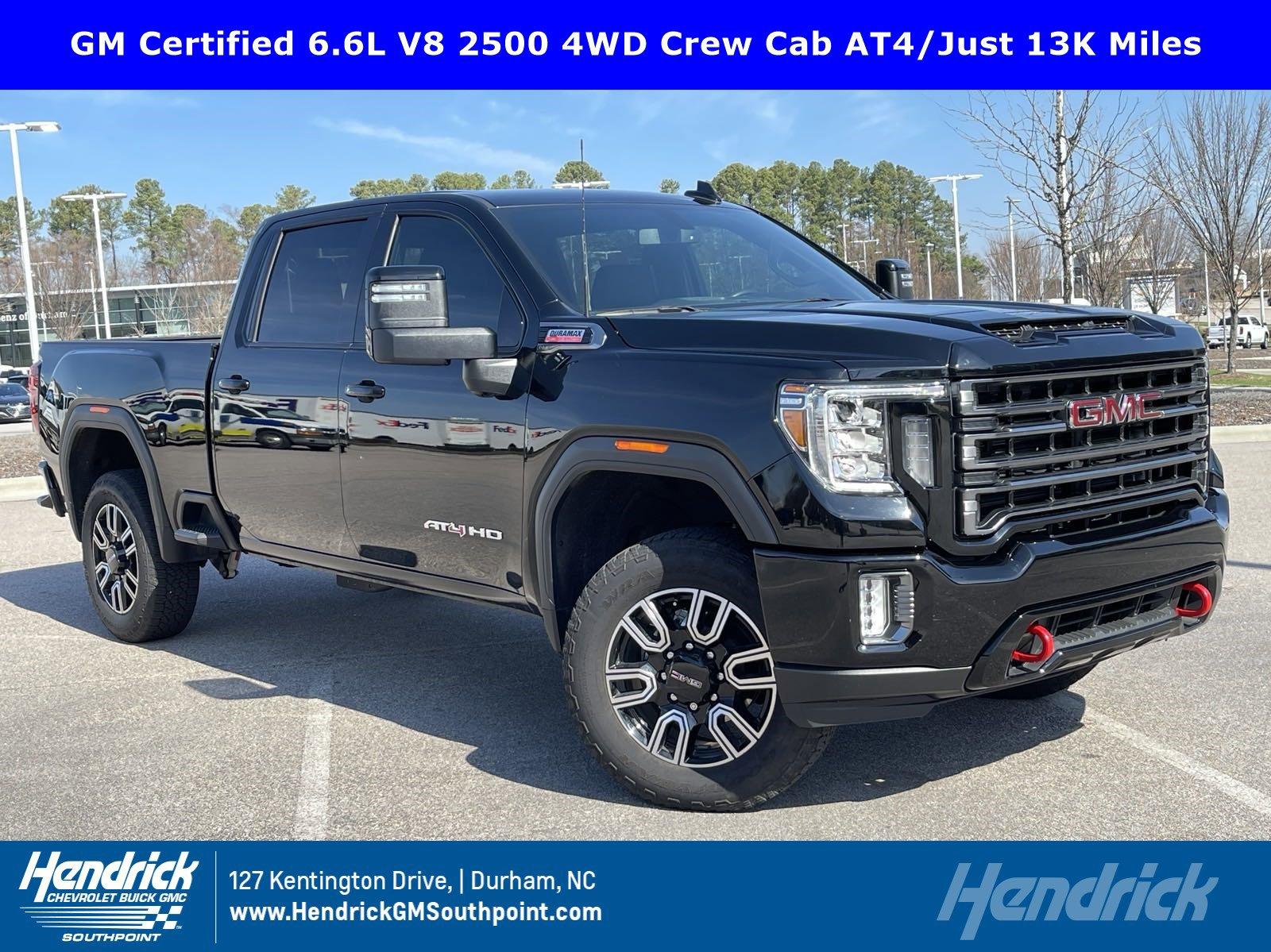 Certified Pre Owned Gmc Sierra HD At4 Crew Cab In Durham