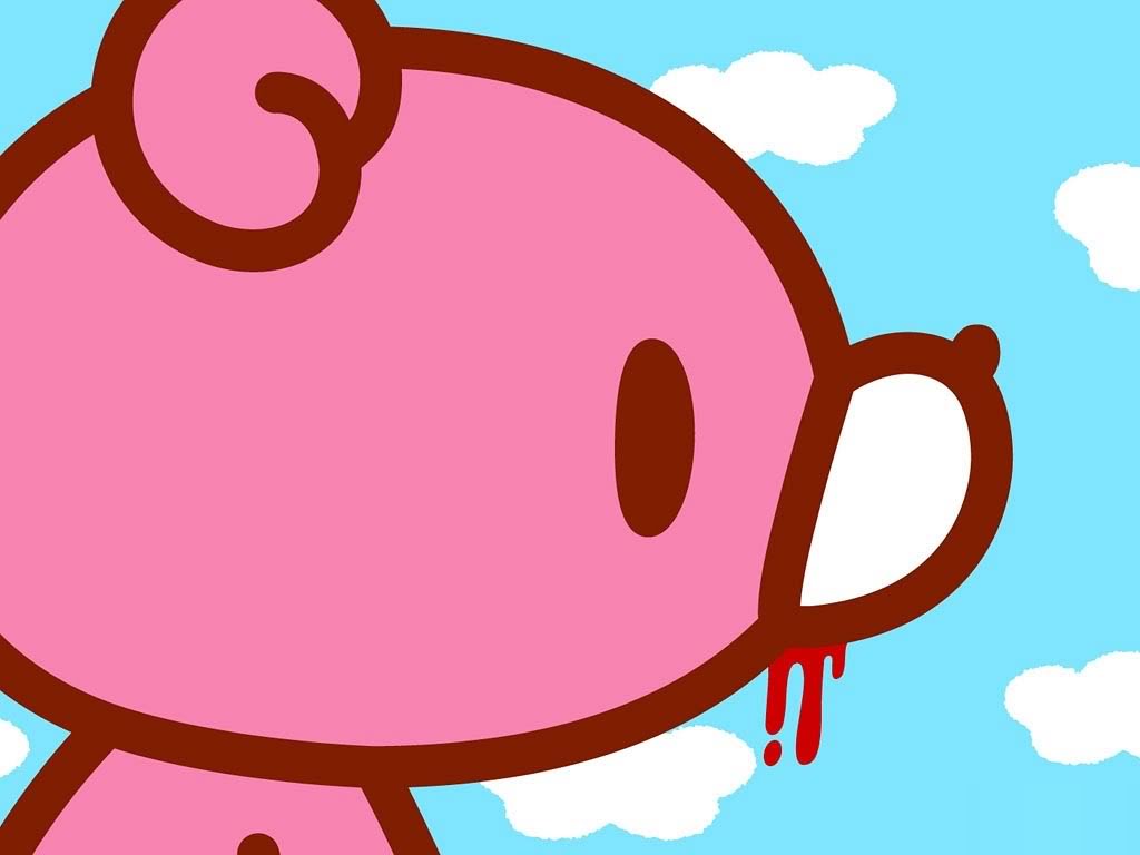 Free Download Wallpaper With Gloomy Bear A Pink Bear Against A Blue Background 1024x768 For Your Desktop Mobile Tablet Explore 46 Kawaii Bear Wallpaper Teddy Bear Wallpapers For Desktop