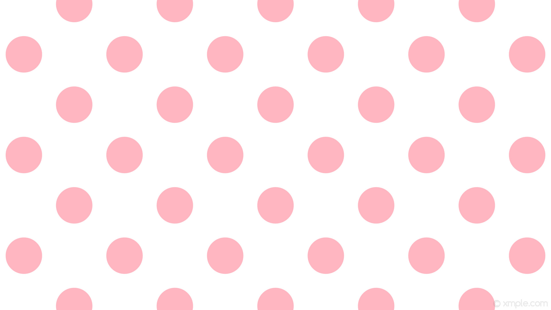 Wallpaper White Polka Dots Pink Spots Light Ffffff Ffb6c1
