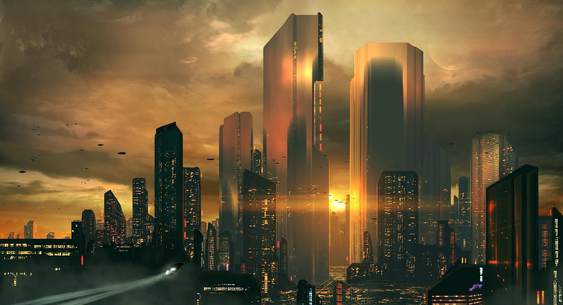 Futuristic Desktop Wallpaper