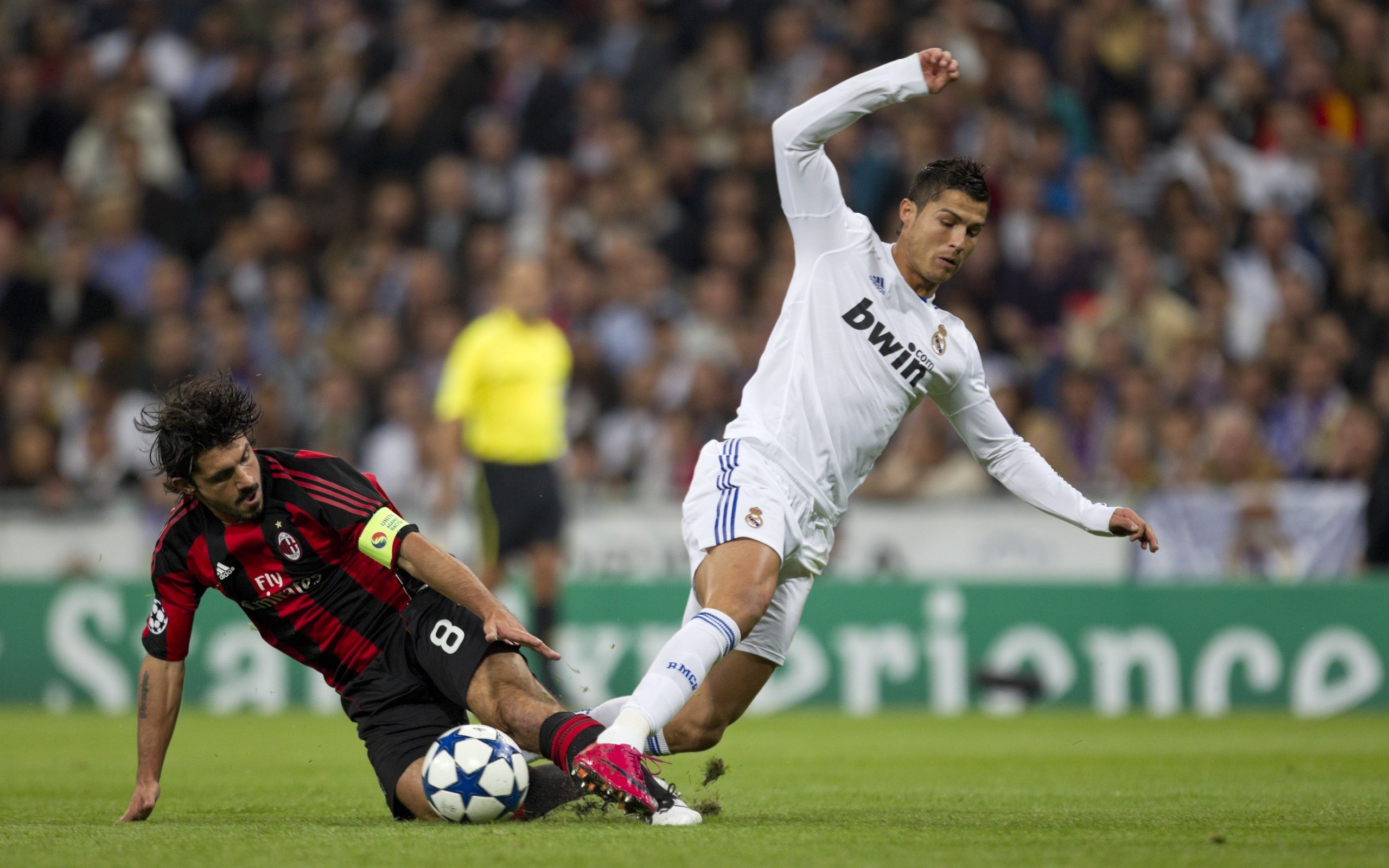 Ronaldo And Gennaro Gattuso Football Player Wallpaper HD