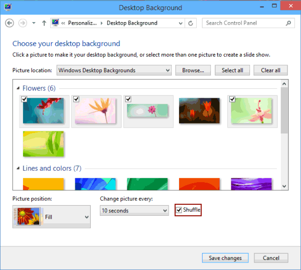 Create A Slide Show As Desktop Background In Windows