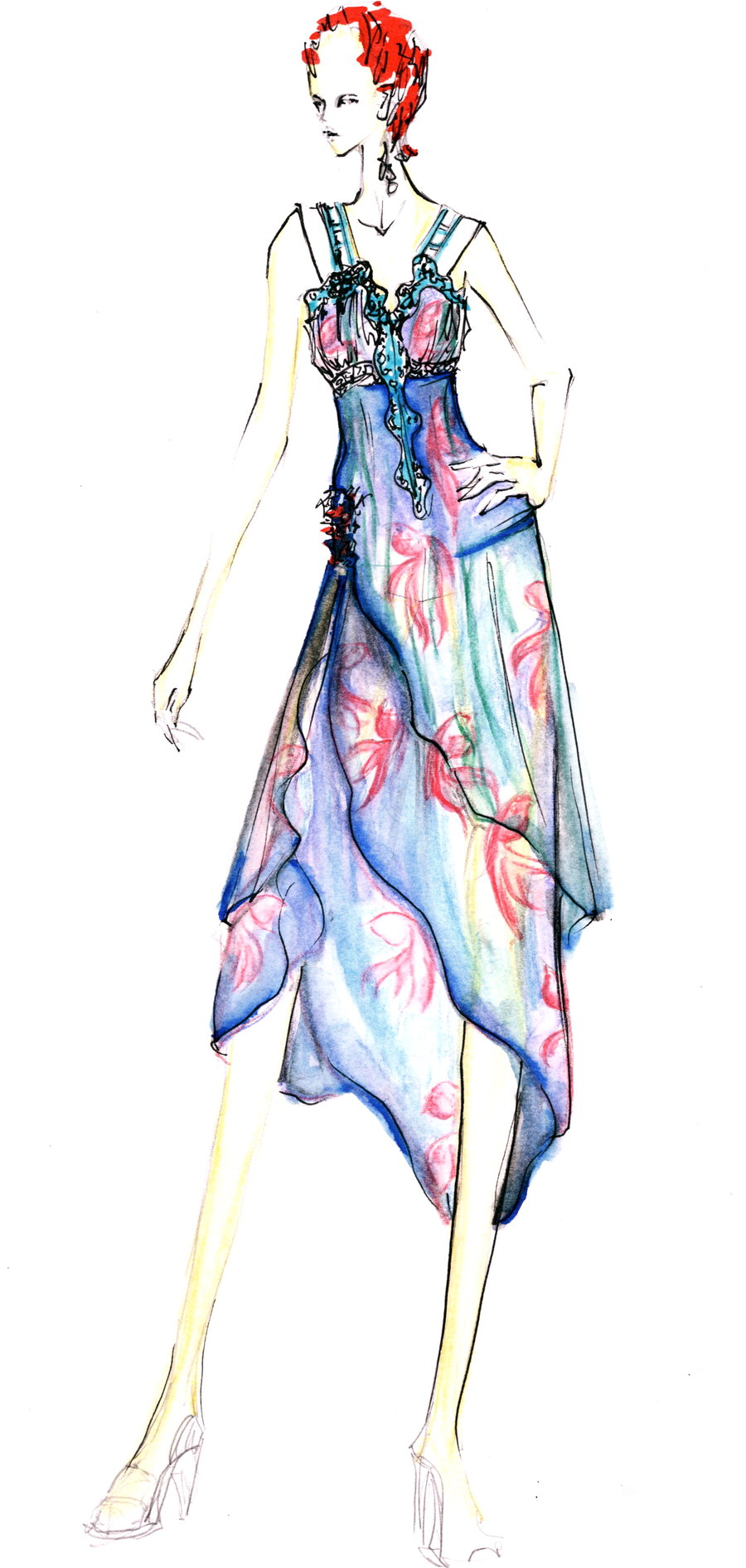 Fashion Design Sketches Background Yoyo S Sketch For