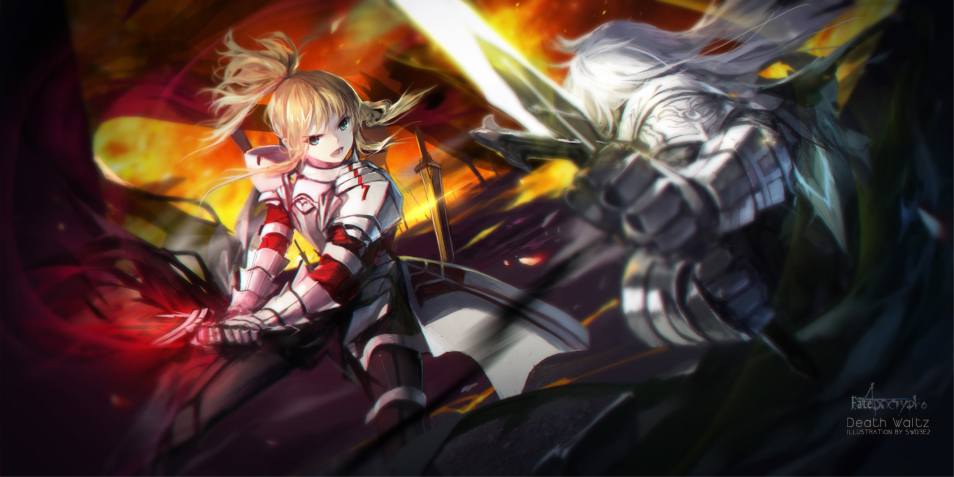 Anime Fate Apocrypha Series Mordred Saber Of