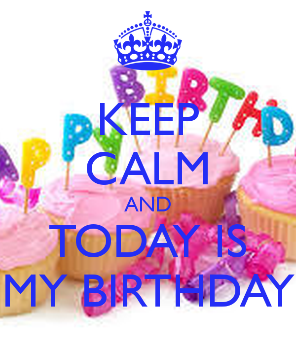 Keep Calm And Today Is My BirtHDay Carry On Image
