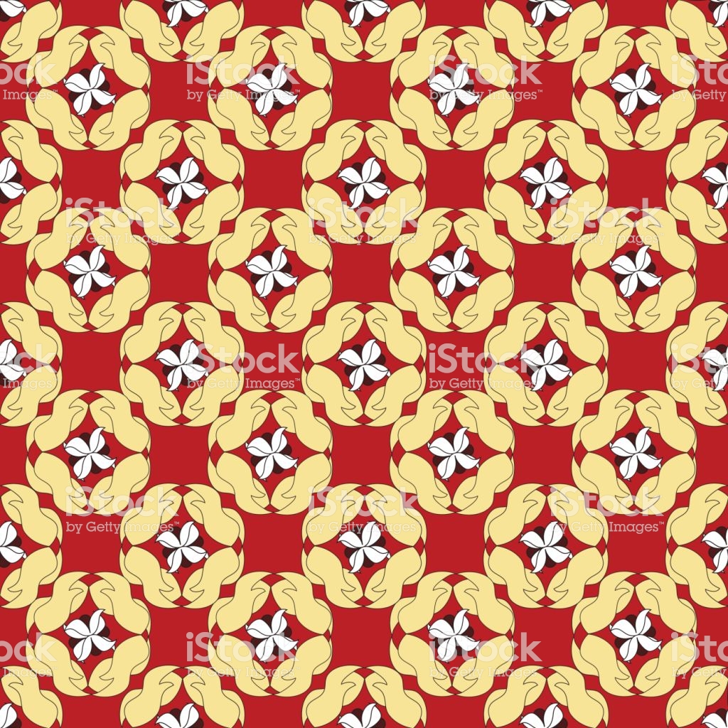 free-download-yellow-abstract-flower-petals-on-a-red-background