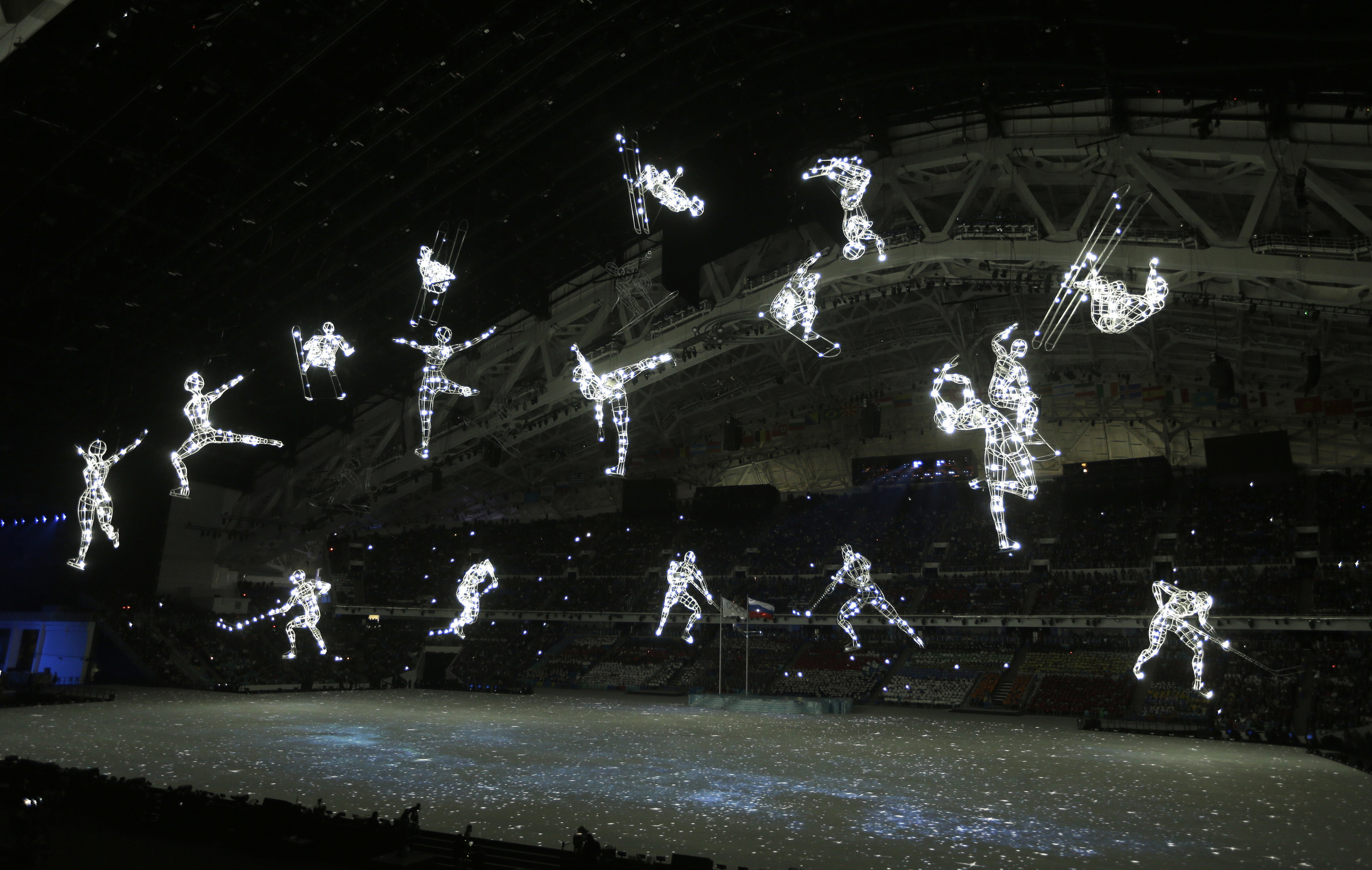 Sports Arena At The Opening Of Olympic Games In Sochi