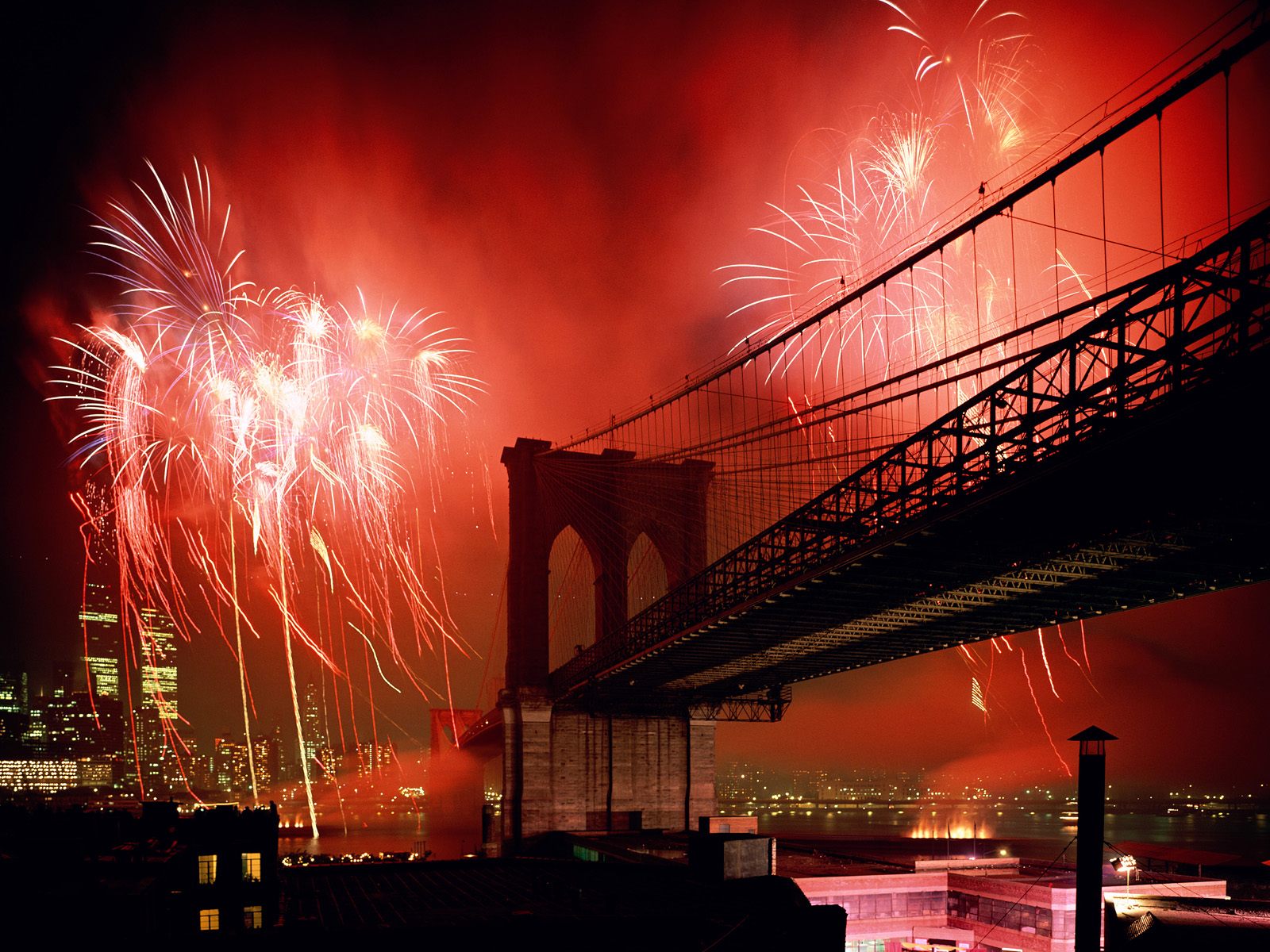  Brooklyn Bridge Celebration Wallpaper and make this wallpaper for your