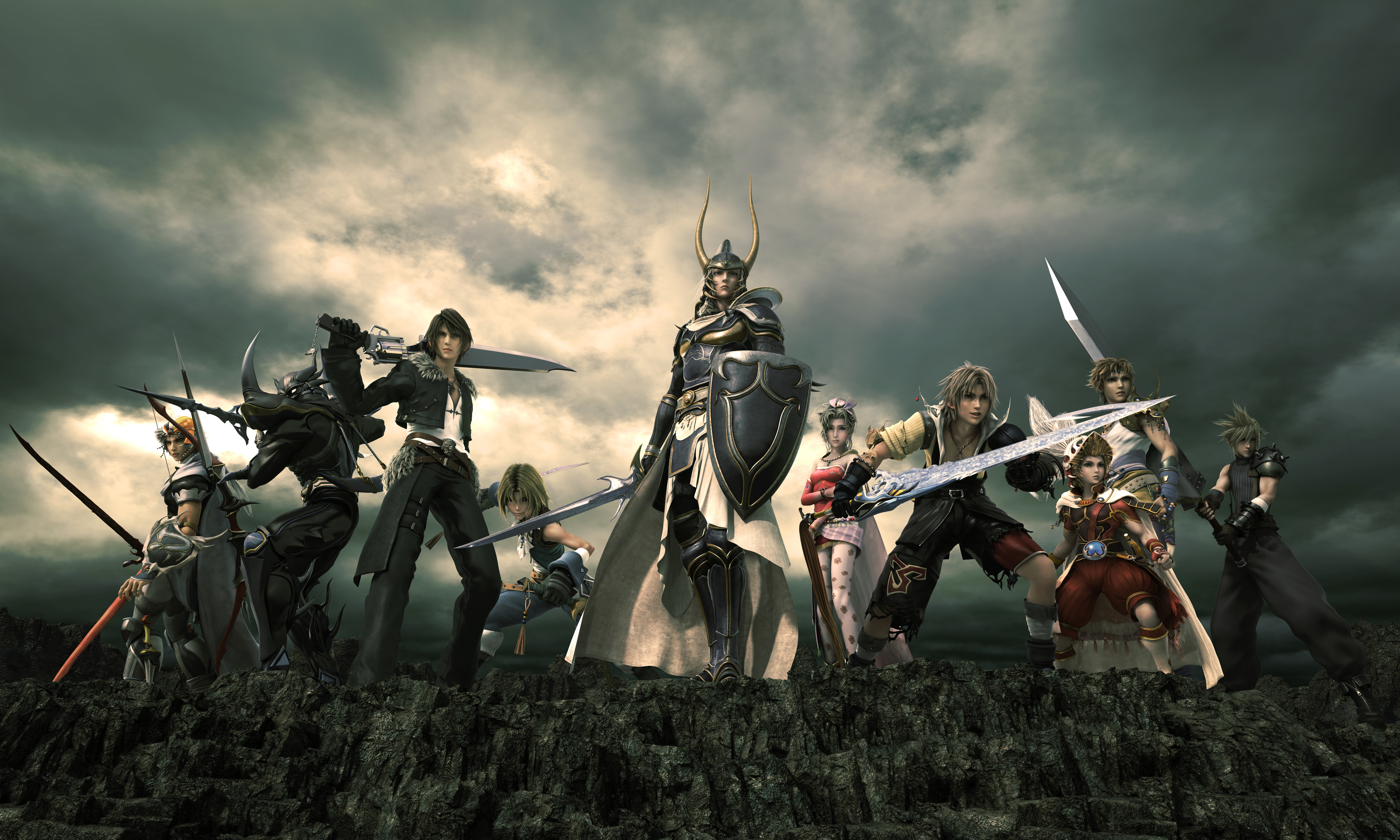 Dissidia Final Fantasy 4k Ultra HD Wallpaper Background Image