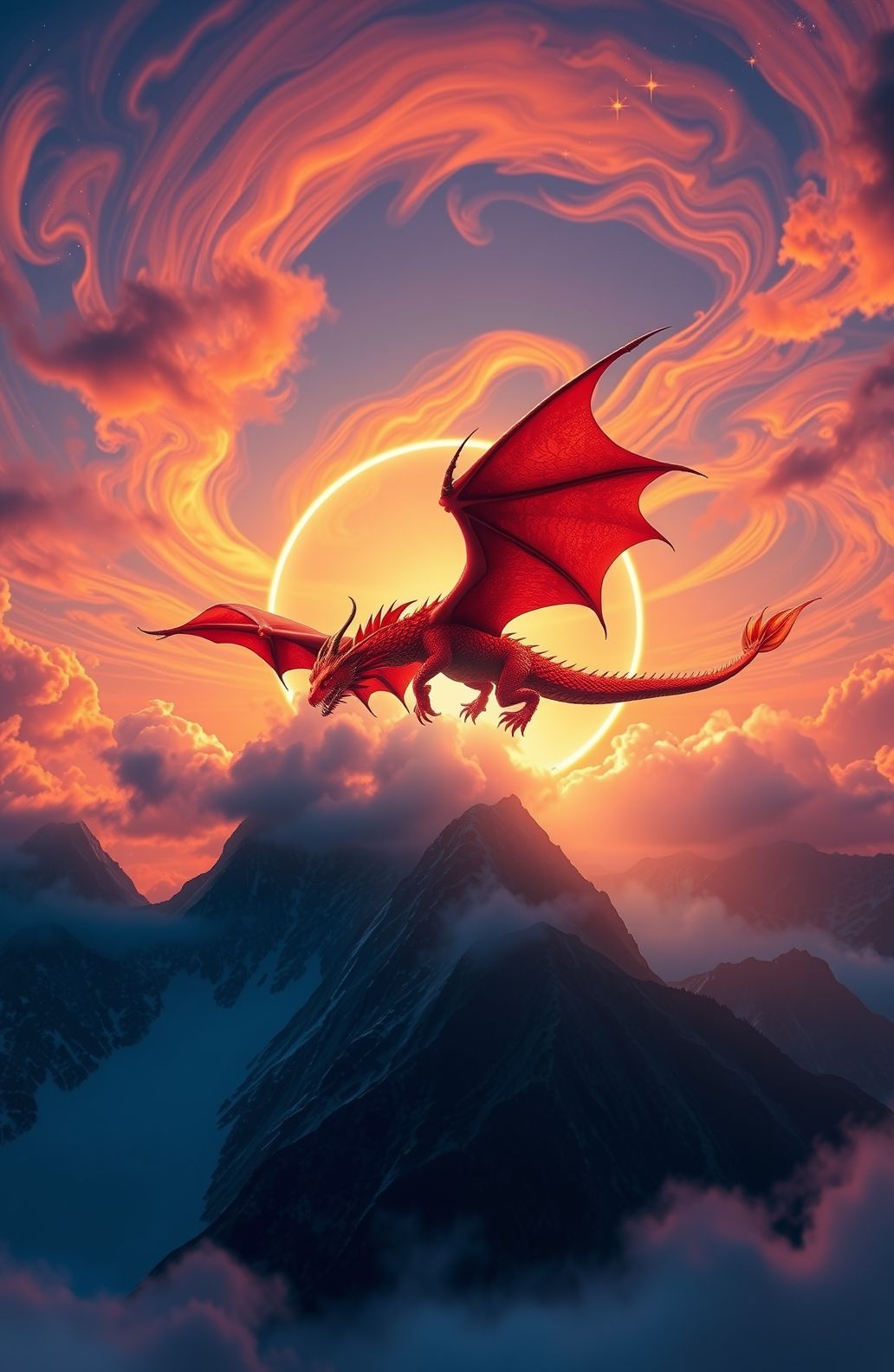 Red Dragon Wallpaper Hd