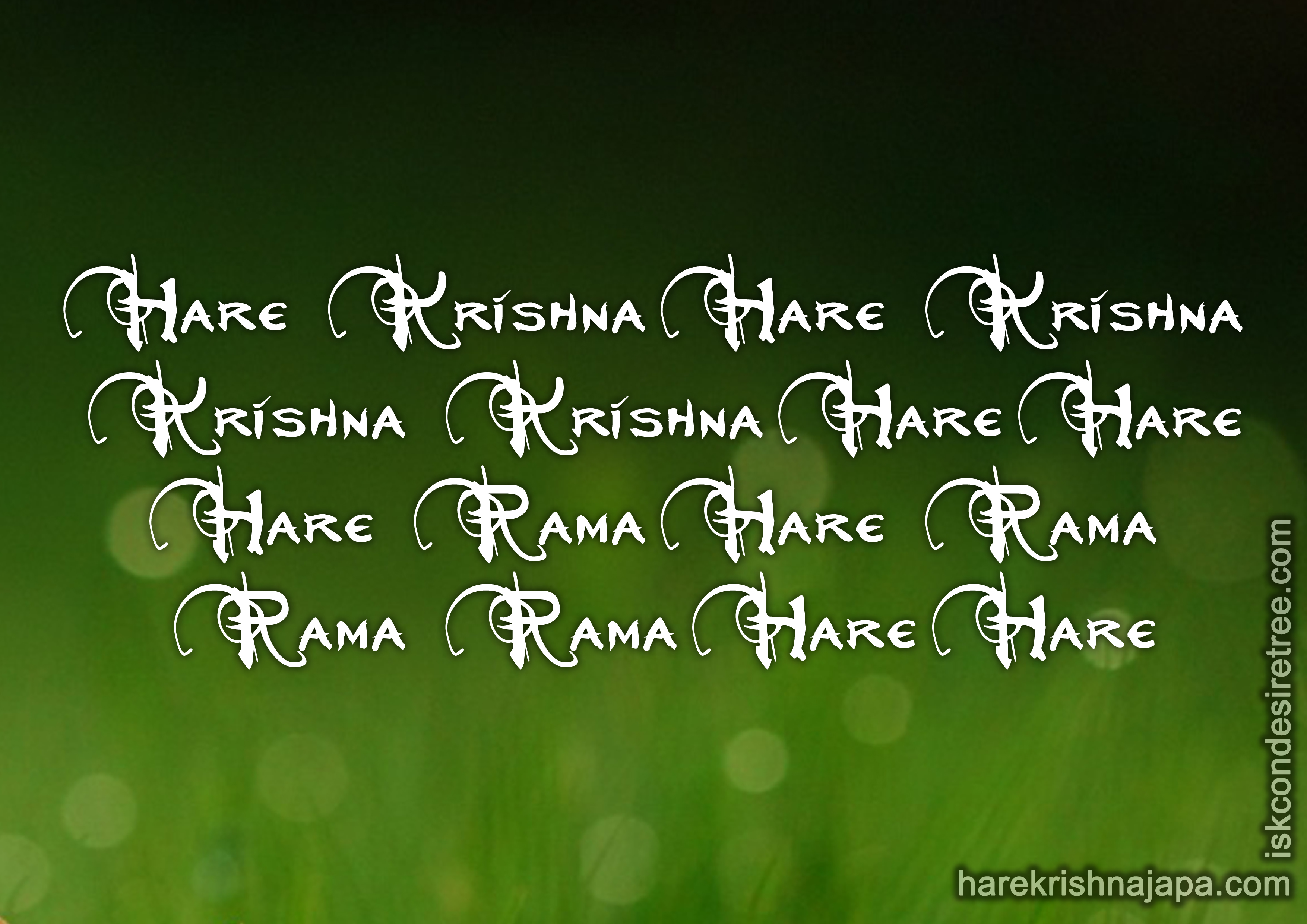 Hare Krishna Mantra Wallpaper Maha