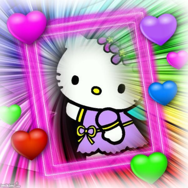 Rainbow Of Love Hello Kitty Pictures Background Wallpaper Pin