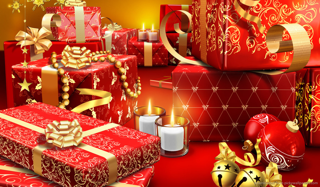 Blackberry Playbook Holidays Christmas Gifts Wallpaper