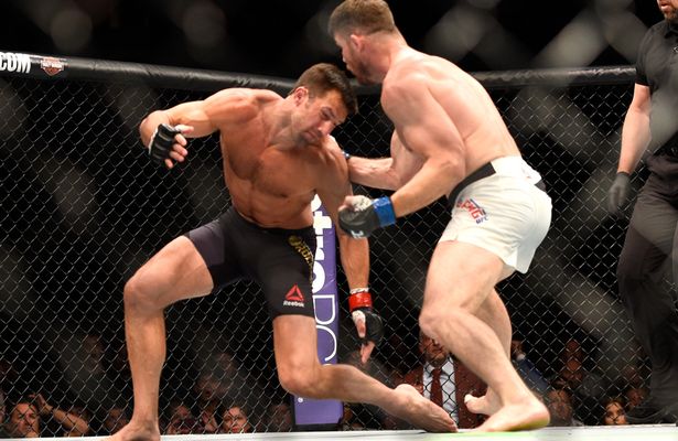 Watch The Moment Michael Bisping Knocks Out Luke Rockhold