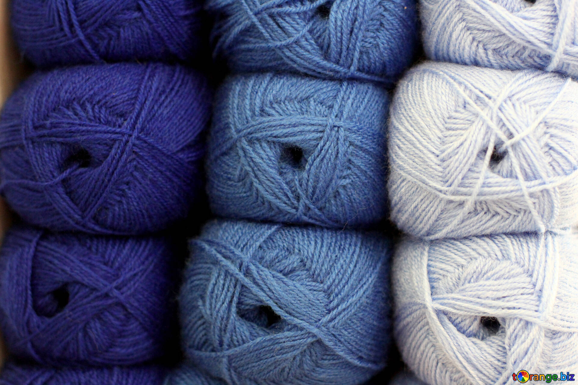 Knitting Image Wool Thread Yarn Blue Balls Image Creation