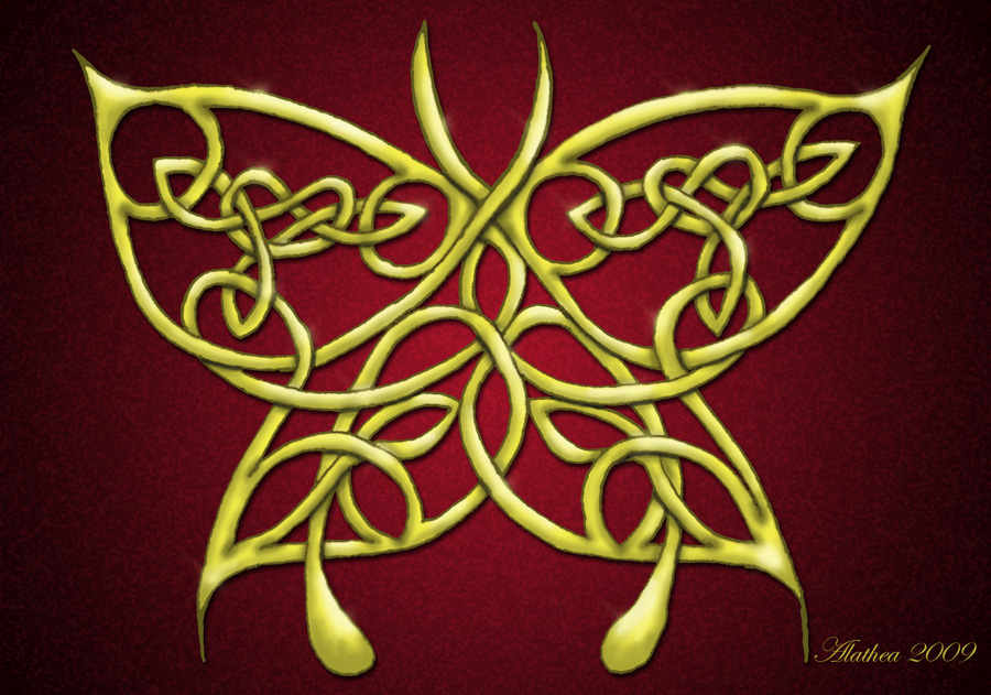 Celtic Knot Wallpaper Butterfly By Miz