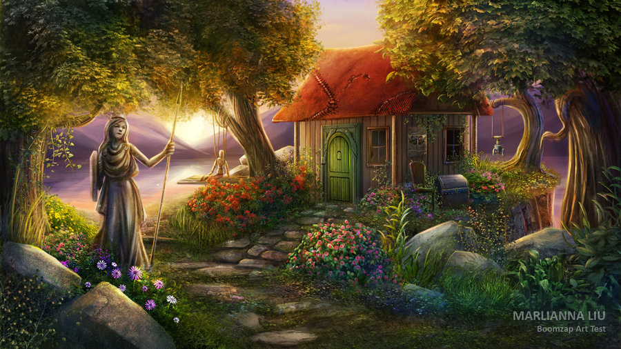 Spring Cottage By Mardenoir