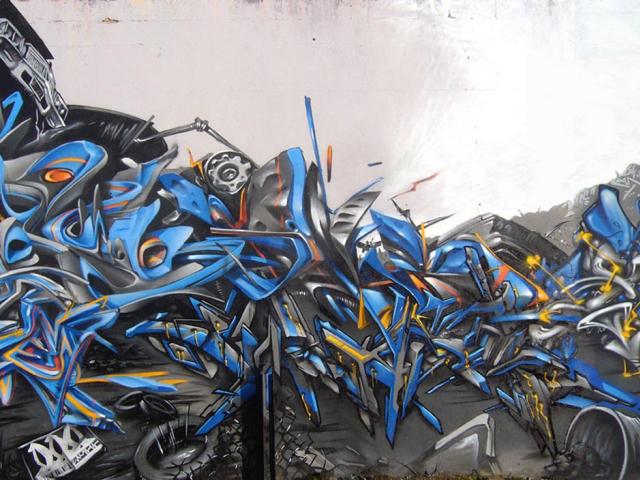 Graffiti Street Art Multiple Monitor Artwork Normal