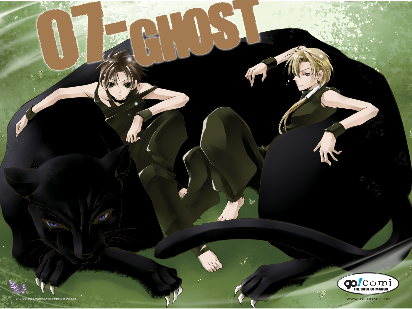 Teito And Hakuren Ghost Wallpaper