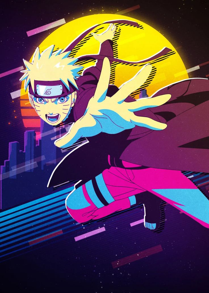 Naruto Poster Print By 80sretro Wallpaper