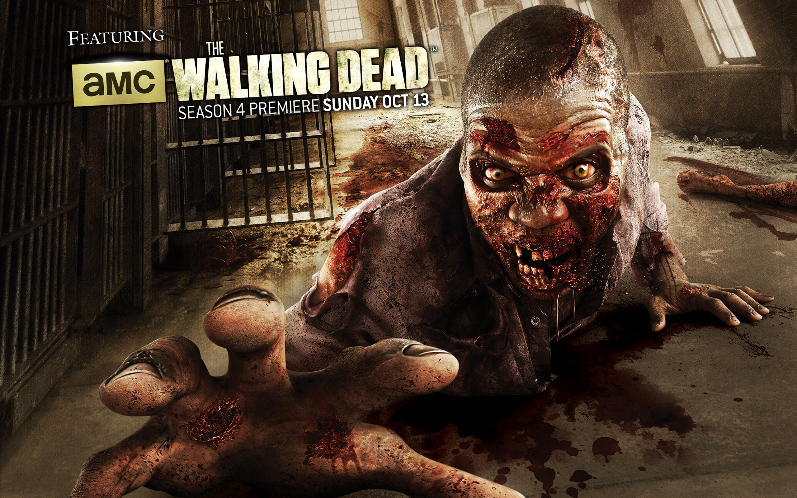 Movie The Walking Dead Zombie Horror 3d Poster Wallpaper