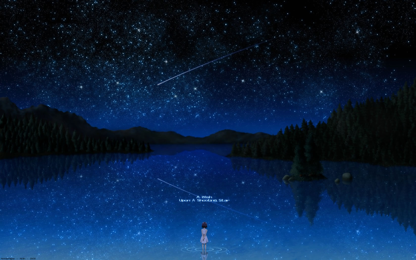Wish Upon A Shooting Star Anime Wallpaper Image Featuring General