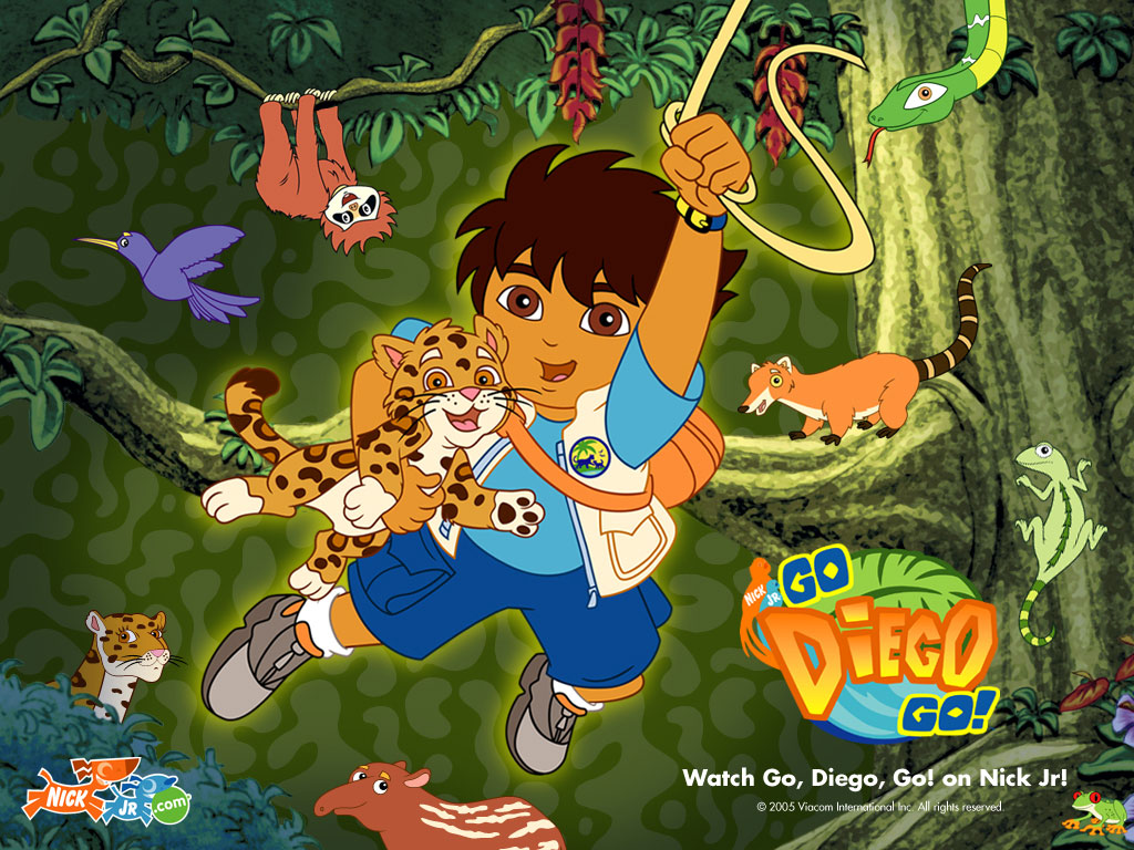 Go Diego Jungle Wallpaper