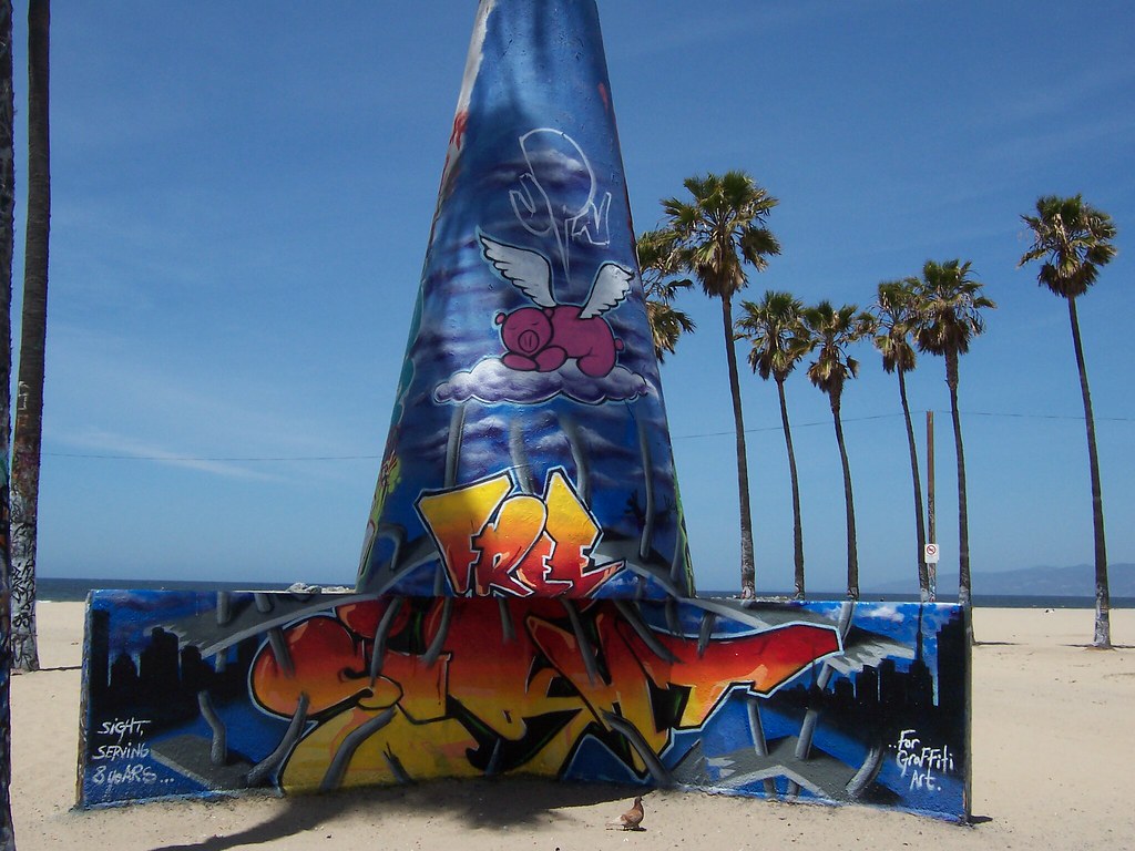 Venice Beach Graffiti Mike