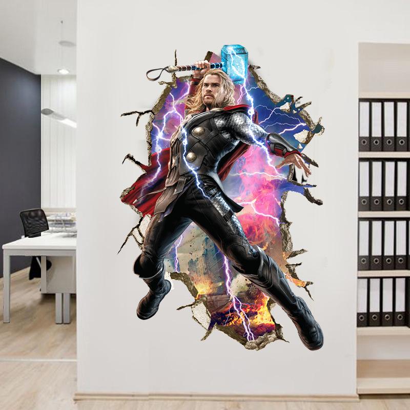 Free download Retail 9060cm 3d Wallpaper Avengers Wall Posters For ...