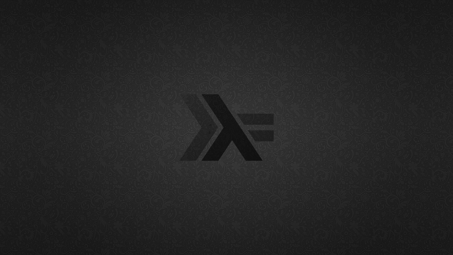 Lambda Dark Background Programming Wallpaper