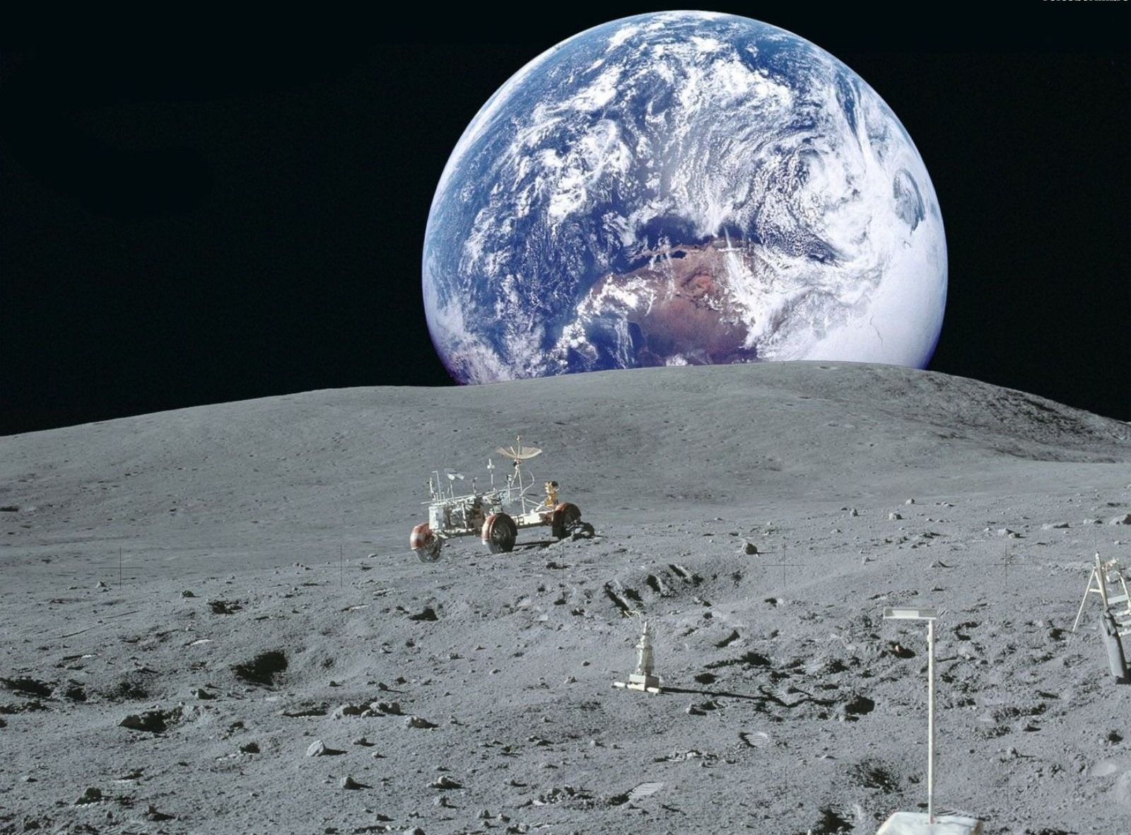 Earth From The Moon Nasa Pla Car Wallpaper Jpg