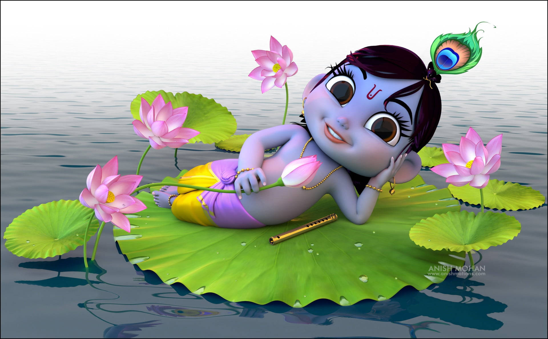 Little Krishna HD Wallpaper