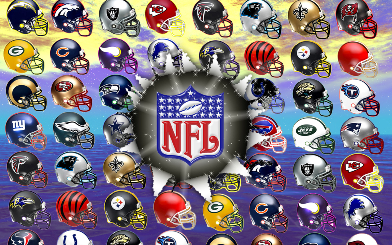 Download NFL Scores With Team Logos Wallpaper