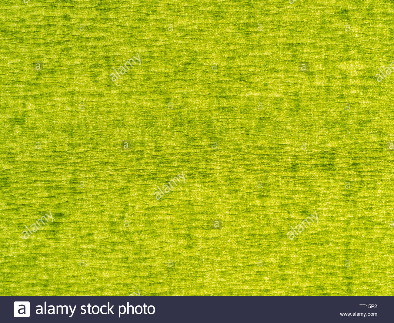 Background From Yellow Green Chartreuse Color Corrugated Paper