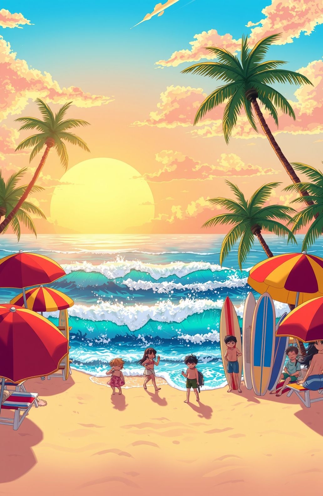 Anime Beach Wallpaper