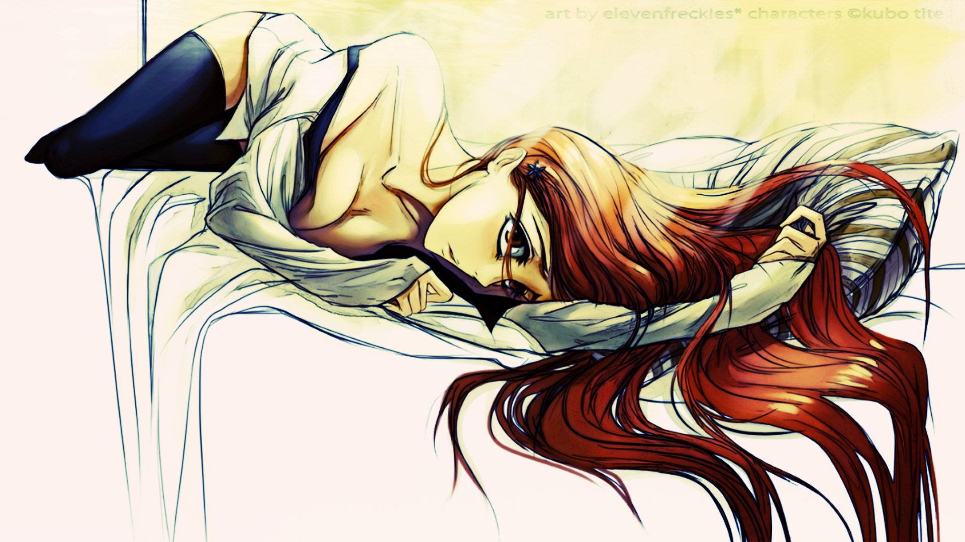 Inoue Orihime At Morning Computer Wallpaper Desktop