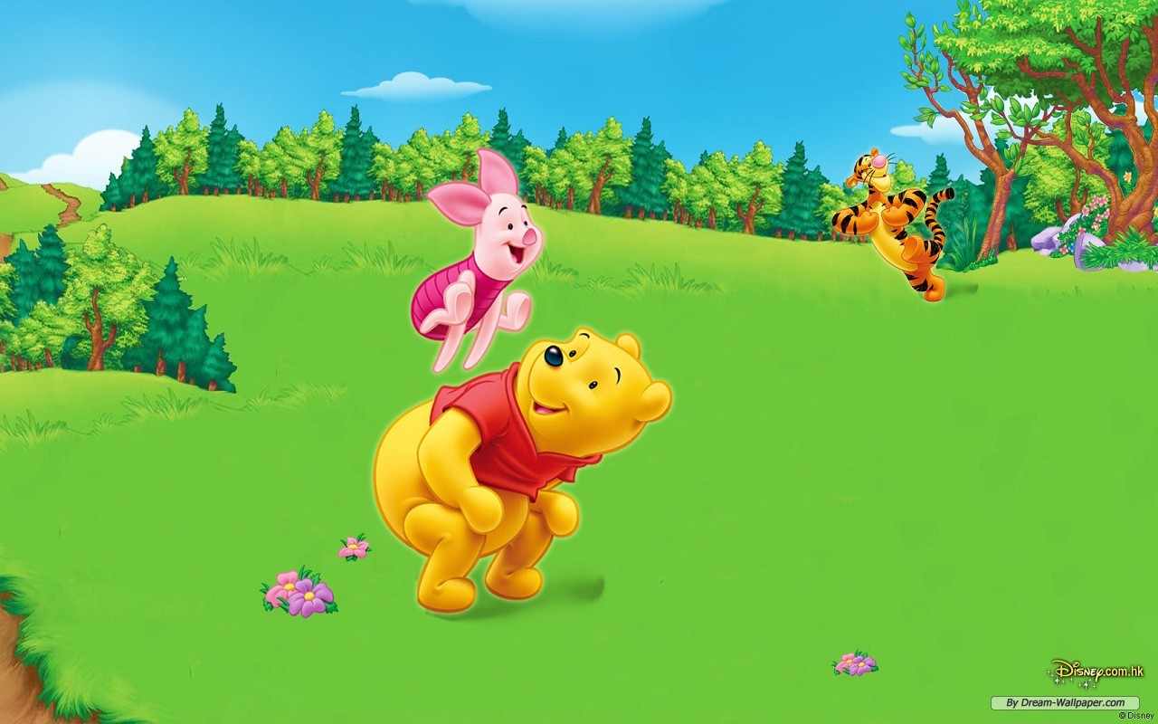 Cartoon Winnie The Pooh Wallpaper