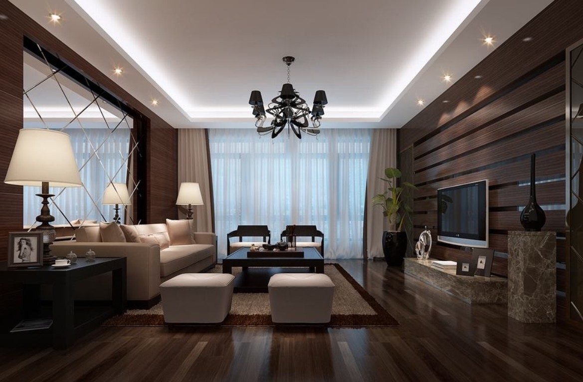 Luxury Living Room 3d House Pictures And Wallpaper