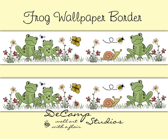 To Frog Wallpaper Border Decals Baby Woodland Forest Animal Nursery
