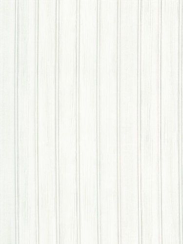 White Beadboard Wallpaper