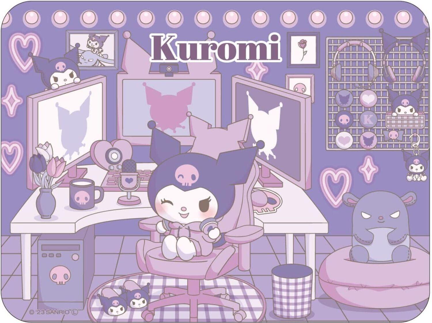 Sanrio Character Kuromi Mouse Pad Room Tours Design Pc Accessories