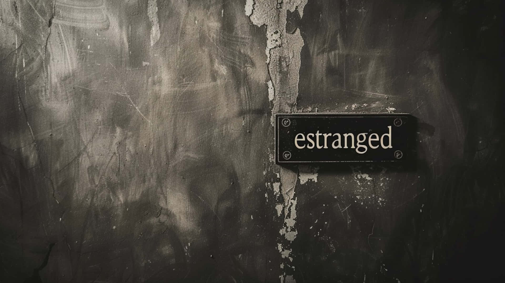 Estranged Signon Weathered Wall Wallpaper