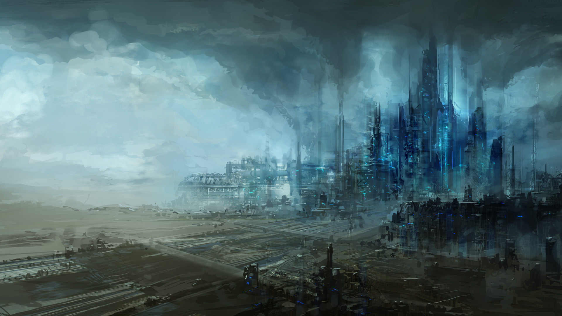 Desktop Wallpaper Of Sci Fi Space Soldier Computer