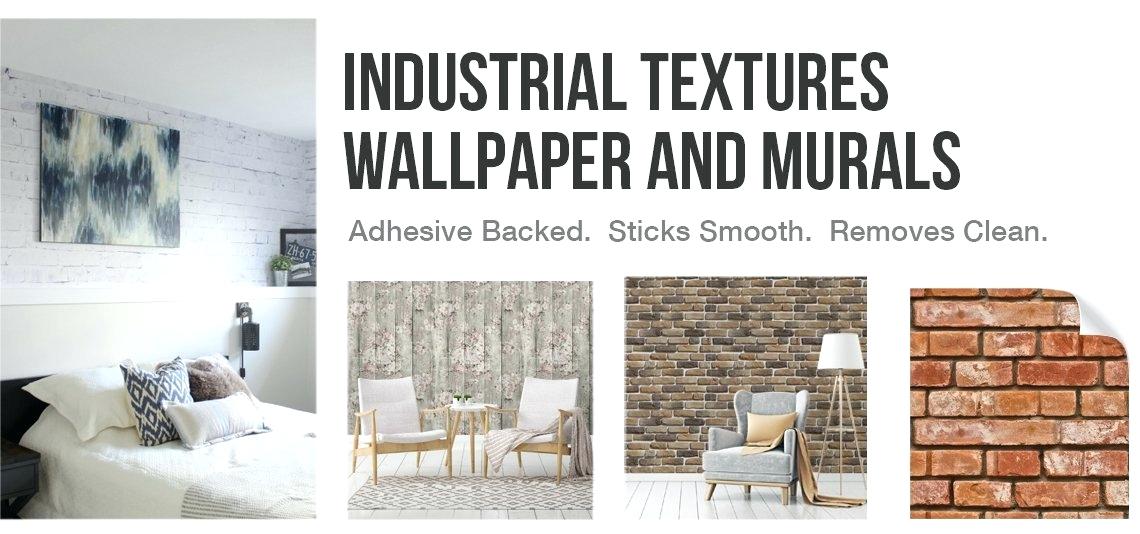 Wallpaper Brick Removable White Modern Clean Look