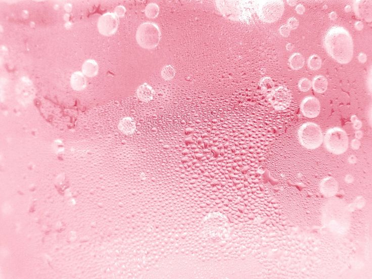 Pink Champagne Bubbles Background