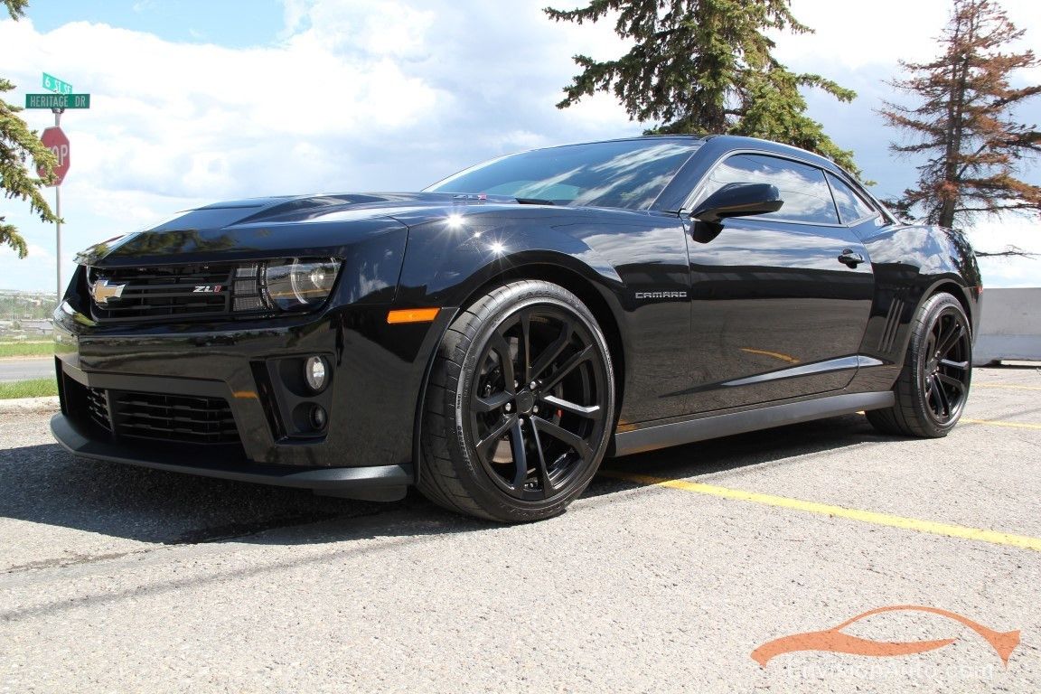 Chevrolet Camaro Zl1 Black Pixshark