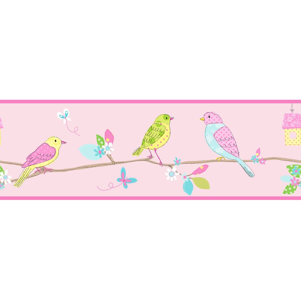Free download Fine Decor Hoopla Pretty Birds Hoopla Wallpaper Border