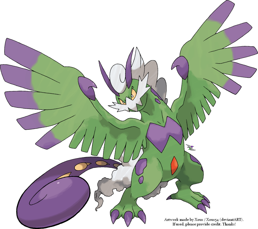 Tornadus Therian Forme by Xous54 on deviantART Mew and mewtwo