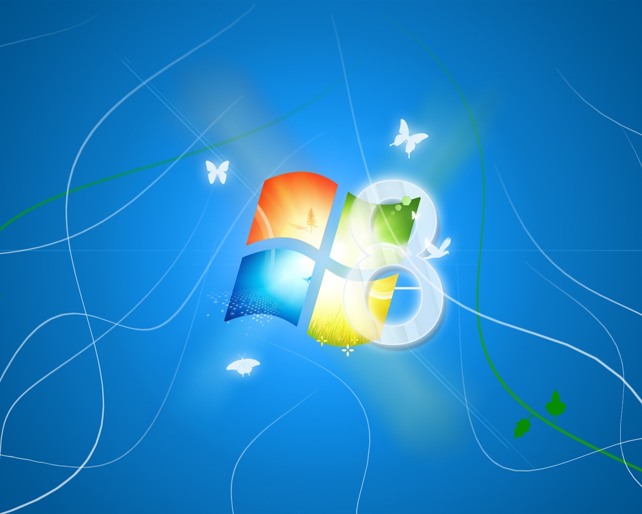 Windows 8 Traum Glckseligkeit Hintergrundbilder 1280x1024