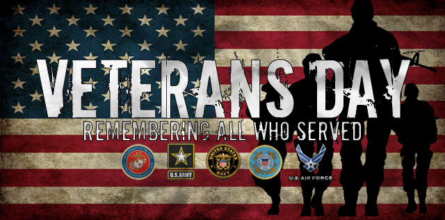 On Veterans Day   And Every Day   We Thank You For Your Service   St